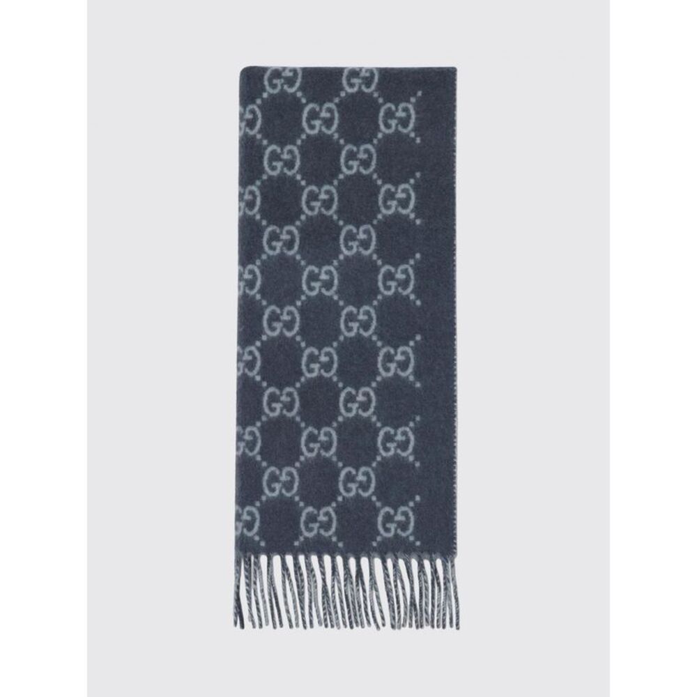 Gucci Men Gucci Gg Logo Pure Cashmere Scarf
